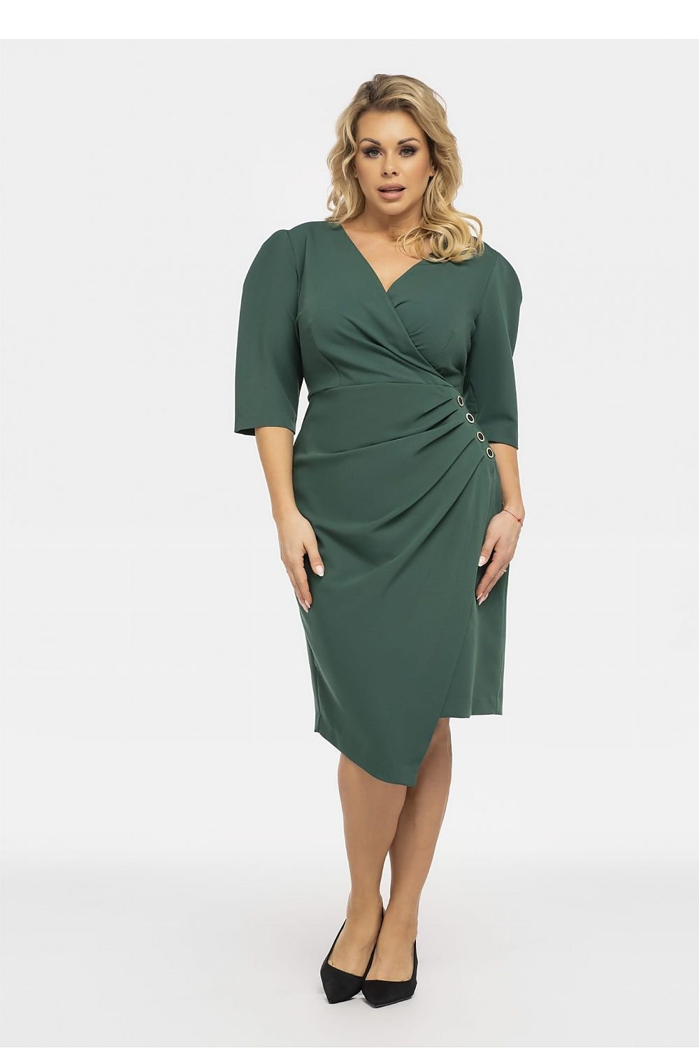Plus size dress model 190968 Karko