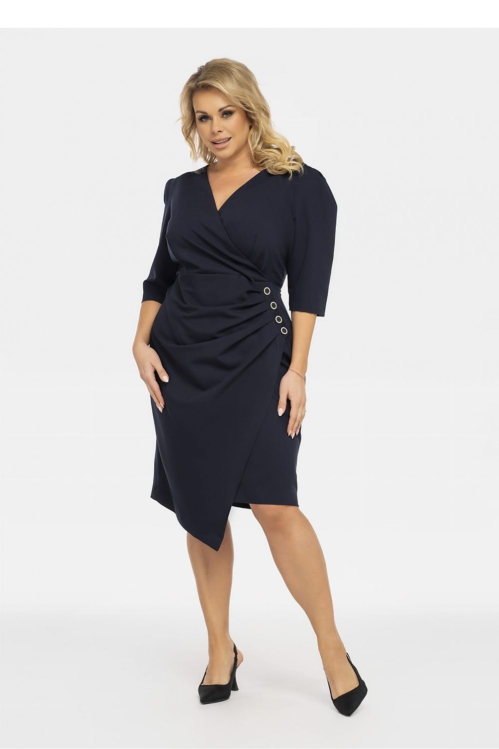 Plus size dress model 190968 Karko