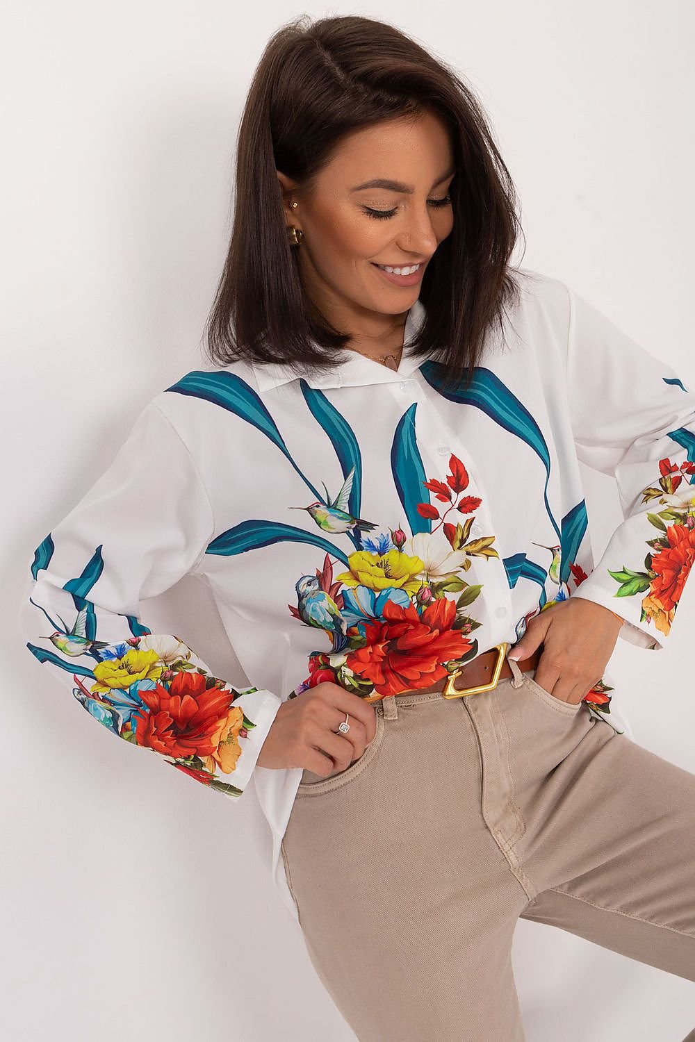 Long sleeve shirt model 194188 Italy Moda