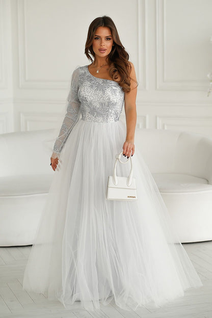 Long dress model 192638 Bicotone